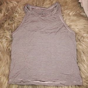 american eagle high neck tank top